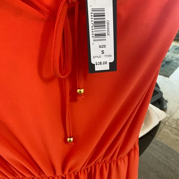 Tiana B. Orange Fall Dress - Picture 4 of 4